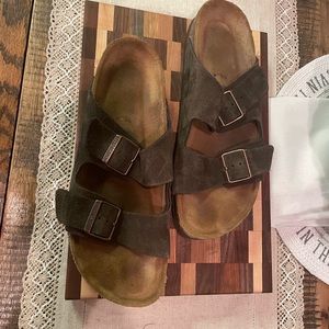 Olive green Birkenstock